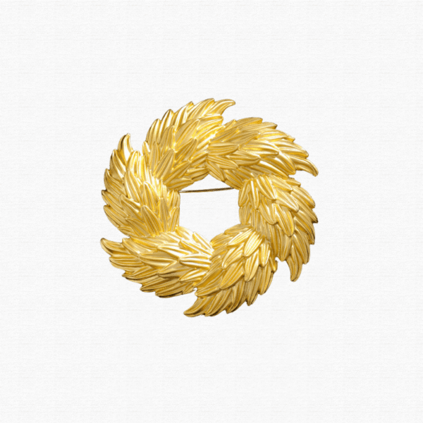 trâm cài áo vòng hoa lúa vàng