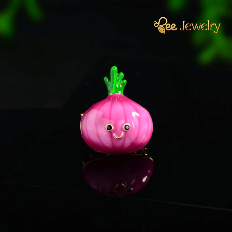 Pin Cài Áo Củ Hành Tím Baybe