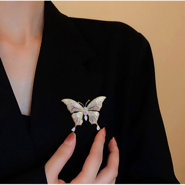 trâm cài áo bướm bướm