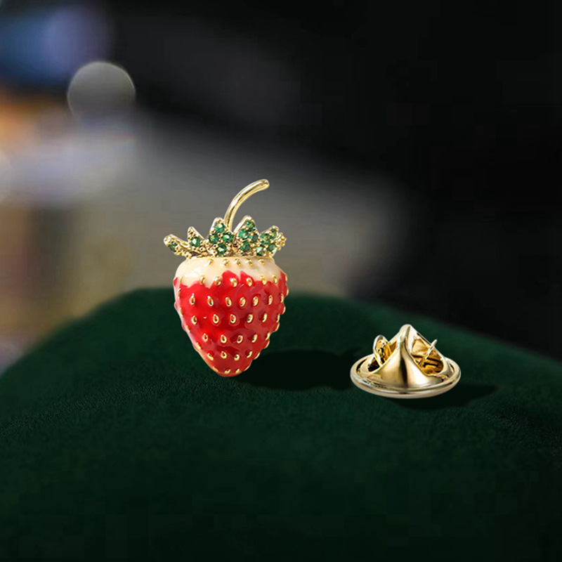 Pin Cài Áo Quả Dâu Tây - Hình ảnh 4