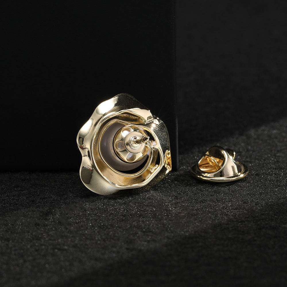 Pin Cài Áo Hoa Đính Ngọc Trai - Hình ảnh 3