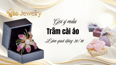 mẫu trâm cài áo cao cấp làm quà tặng 20/10