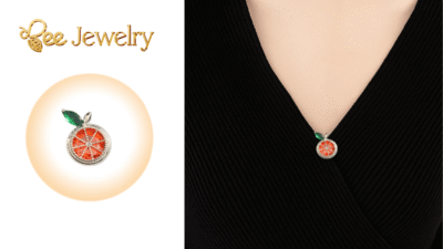 pin cài áo trái cây