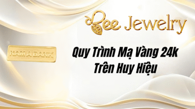 quy trình mạ vàng 24K trên huy hiệu