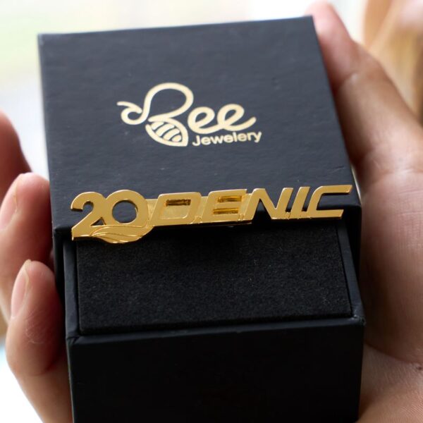 mẫu gia công huy hiệu mạ vàng 24K