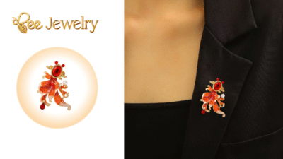 cài áo hình động vật